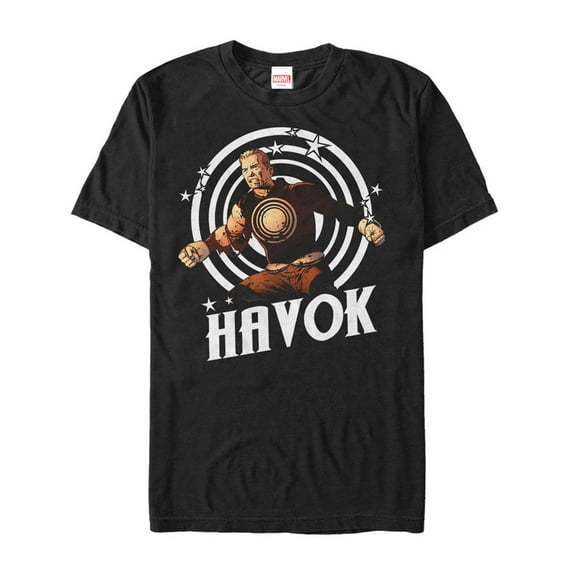 Men's Marvel X-Men Havok  Graphic Tee Black X Large