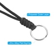 thumbnail image 4 of Uxcell 18" Paracord Lanyard Necklace Keyring Badge Holder Strap, Black, 4 of 5