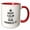 Red/White, variant on 3drose, Keep Calm and Let Rob Handle It - Funny Personal Name, 11oz Magic Transforming Mug