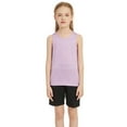 thumbnail image 6 of 5 Pack Girls Youth Kids Tank Top Active Quick Dry Sleeveless Moisture Wicking Tank Tops Performance Shirts (Age 5-16Y), 6 of 7