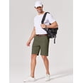 thumbnail image 4 of COOFANDY Men's Summer Beach Casual Shorts Lightweight Flat Front Golf Shorts with Pockets, 4 of 6