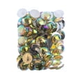 thumbnail image 4 of John Bead 100-Piece 25mm | Yellow AB Acrylic Round Flat Back Rhinestones, 4 of 5