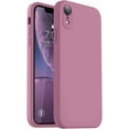 thumbnail image 1 of TEMOGU-Compatible with iPhone XR Case, Upgraded Liquid Silicone with [Flat Edges] [Camera Protection] [Soft Anti-Scratch Microfiber Lining] Phone Case for iPhone 10 XR 6.1 inch - Lavender Purple, 1 of 4