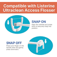thumbnail image 6 of VINSULLA Ultraclean Access Flosser Refill Heads , Mint, Shred Resistant, 120 Count, 6 of 7