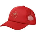 thumbnail image 2 of 1776 2026 Hat USA Birthday 4th July American Flag Mesh Trucker Cap, 2 of 7