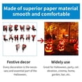 thumbnail image 4 of Cartel De Halloween Emocionante Calabaza Horrible Bruja Gnomo Calavera Murciélago Decoración Colgante Festiva Streamer Para Fiesta En Casa De Halloween Methold HA026980-07, 4 of 7