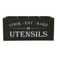 thumbnail image 2 of Extra Large Kitchen Utensils Holder With Compartments Wooden Countertop Utensil Organizer Cooking Tool Organizer Utensil Caddy Housewarming Cooking For Home, 2 of 4