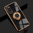 thumbnail image 1 of Funda de silicona chapada para Samsung Galaxy S22 S23 Ultra S20 FE S21 Plus Note 20 10 A52 S10 A53 A52S A72 5G con soporte de anillo, 1 of 4