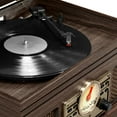 thumbnail image 2 of Victrola 4-in-1 Nostalgic Bluetooth Record Player with 3-Speed Record Turntable and FM Radio, 2 of 4