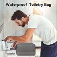 thumbnail image 6 of Travel Toiletry Bag for Men Women,  Dopp Kit Water Resistant Shaving Bag for Toiletries Accessories, Small Makeup Organizer Case for Traveling Essentials, Bathroom, , Grey, 6 of 6