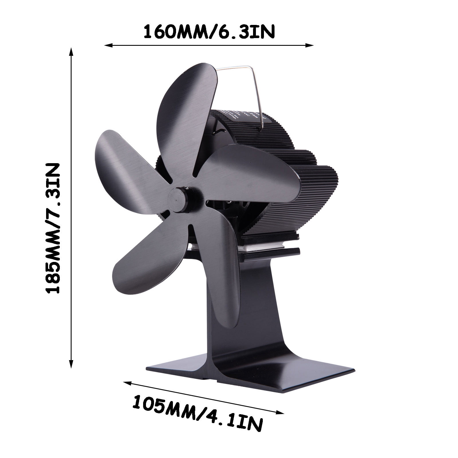 hoksml Portable Fan, Stove Fan Wood Stove Fans Fireplace Fan Heat Powered  Fan With 5Blade Summer Clearance | Walmart Canada