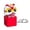 Red, variant on Dance Quacking Toy Keychain Squeaky Stress Reliever Novelty for Kids Adults Party Unique Funny Present