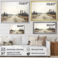 thumbnail image 4 of Designart "Atmospheric Highway View" Road Floater Framed Wall Art Prints, 4 of 5