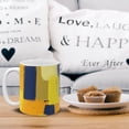 thumbnail image 5 of MUGBREW 11 Oz Ceramic Tea Cup Coffee Mug, Abstract Blue Yellow Dry Brush Painting, 5 of 7
