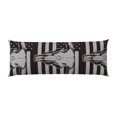 thumbnail image 2 of Disketp Bull Skull on the US Flag Print Body Pillow Cover - Super Soft 20x54 Body Pillow Case,Long Side Hidden Zipper, 2 of 8
