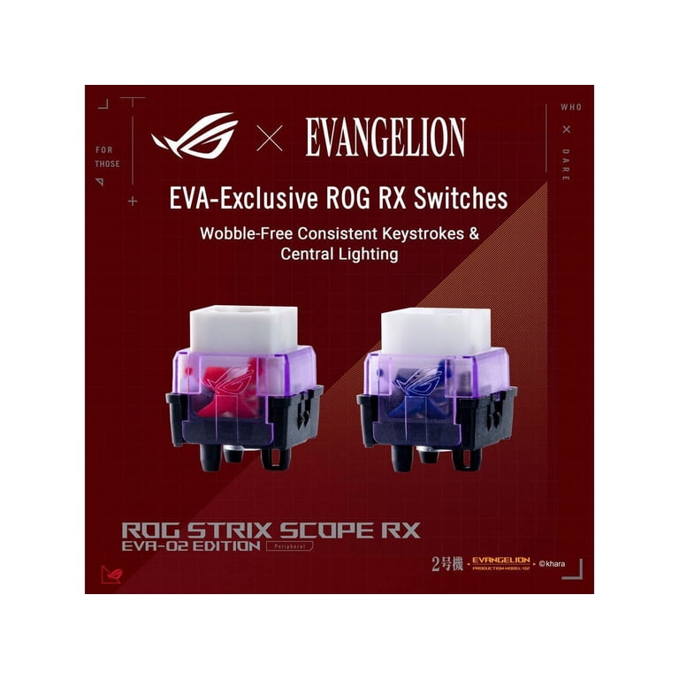 Clavier Gaming Asus ROG Strix Scope RX EVA Edition - Neuf Sous Emballage - Origine Chine - Édition Spéciale