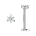 thumbnail image 2 of 0.03 Carat 3-Stone Diamond Nose Pin Stud in 18K White Gold (SI1-SI2 Clarity), 2 of 4