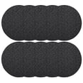 thumbnail image 1 of Furnish My Place Modern Indoor/Outdoor Commercial Black Rug, Modern Area Rug, Baby Nursery Mat, Pet-Friendly Carpet for Living Room, Playroom, Made in USA, 2' Round - Set of 10, 1 of 5