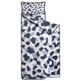 thumbnail image 2 of Blue and Dark Blue Leopard Pattern Toddler Nap Mats for Kids Preschool,Sleeping Mat Bag or Kids,Toddler Sleeping Bag,Toddler Nap Mat or Daycare, 2 of 6