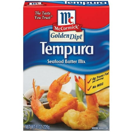 Golden Dipt Tempura Seafood Batter Mix 8 Oz  (Pack of (Best Crispy Tempura Batter Recipe)