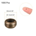 thumbnail image 2 of Uxcell 1000 Pcs Brass Crimp Tube Beads Jewelry Making Tube Crimp End Spacer Bead for DIY Copper 0.08", 2 of 5