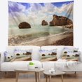 DESIGN ART Designart 'Amazing Aphrodite s Rock in Cyprus' Seascape Wall
