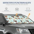 thumbnail image 4 of Balery 2 Piece Cute Pug Dogs Car Windshield Sun Shade|Foldable Front Windshield Shade for Car Front Window for Most Sedans SUV Truck-Large, 4 of 7
