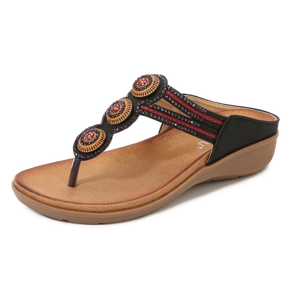 Women Sandals Bohemia Style Summer Shoes Women Heels Sandals Wedges Shoes Sandalias Mujer Beach Women Flip Flops