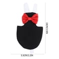 thumbnail image 3 of Creative Pet Bird Ropa Parrot Diaper Bird Pant Pet Flying Traje Piloto Ropa Piloto para Cockatiel Parakeet (Negro), 3 of 5