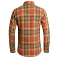 thumbnail image 3 of NAFUU Mens Dress Shirts Fashion Men's Autumn Winter Casual Party Long Sleeved Plaid Lapel Comfortable Thick Warm Flannel Shirt With Pockets Formal Collared Shirt, 3 of 7