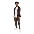 thumbnail image 6 of G-Style USA Men's Velvet Velour Tracksuit Set, Zipper Jacket and Sweatpants, Up to 5X, 6 of 9