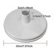 thumbnail image 2 of Suction Plate For Skimmer, Suction Plate For Pool Skimmer Basket, Skimmer Accessory, For Swimming Pool, Skimmer Accessory, Steel, For Swimming Pool, 2 of 5