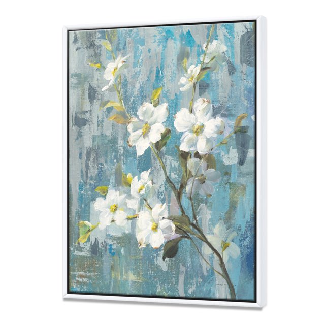 Magnolia Pastel II - Toile Encadrée Florale et Botanique