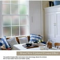 thumbnail image 3 of Privacy Film, Frosted Glass Static Cling for Home Office Bathroom, UV Blocking Heat Control Opaque Coverings, Reusable Easy Installation, 3Meters, 3 of 5