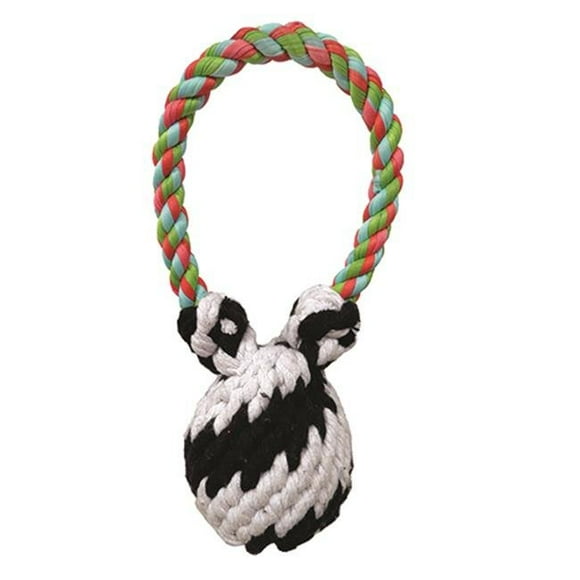 Small Super Squeaker Bear Rope Tug Toys, 8 in.