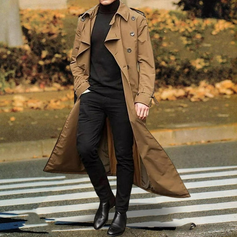 Forma'trench Coat Notched Lapel Double Breasted Fashion Top Forma'trench Coat Notched Lapel Double Breasted Fashion Top