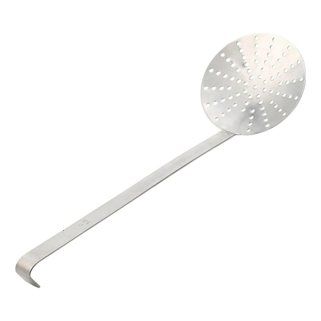 Colador de aceite con cuchara de mango largo para freír patatas fritas 14cm