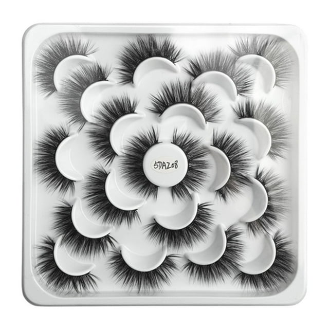 Pestañas postizas Racimos naturales Pestañas postizas mejor valoradas Pestañas Postizas Naturales Adhesivo Reutilizable Impermeable y no fácil de quitar Maquillaje y rizo (Compre 2 y obtenga 1 gratis)