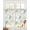 Multicolor, variant on Teal Red Coastal Sheer Curtains 54 Inch Length 2 Panels Set for Living Room/Bedroom, Beach Nautical Sea Turtle Coral Starfish Kitchen Curtains Grommet Semi-Sheer Curtains Window Treatments 42"x54"x2