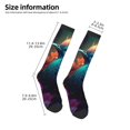 thumbnail image 2 of Logiee Colorful Flower Bird Print Gift Stocking Stuffers,Adult Stockings,Novelty Socks,Funny Socks Birthday Running Walking Sleeping, 2 of 6