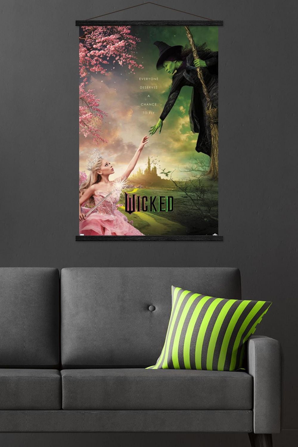 Wicked - One Sheet Wall Poster with Magnetic Frame