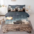thumbnail image 1 of YST, Army force, Comforter Set, 7-Piece, Tank, Boys, Queen, 1 of 5