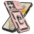 thumbnail image 3 of for Motorola Edge 2024 Rugged Phone Case with Sliding Camera Cover, Kickstand TPU Bumper Drop Proof Durable Military Grade Protective Case Cover for Motorola Edge 2024, Rosegold, 3 of 9