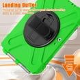 thumbnail image 6 of ZenRich Rugged Case for Surface Go 4 (2023)/Surface Go 3 (2021)/ Surface Go 2 (2020), Surface Go (2018) with Pen Holder Heavy Duty Shockproof Case with Stand Hand Strap and Shoulder Belt-Green, 6 of 9