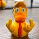 thumbnail image 2 of Pato Juguete Donald Trump Duck Doll Lindo (doble Dedo Medio) Amarillo, 2 of 7