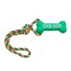 thumbnail image 1 of Juguete para la dentición de perros, estilo hueso, ruido, silicona segura, cuerda de 11,4 pulgadas, colores brillantes, juguete para masticar para perros, cachorros, mascotas pequeñas, 1 of 8
