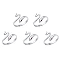 thumbnail image 2 of Wiueurtly Clearance Adjustable Knitting Loop Crochet Loop Knitting Accessories Knitting Ring 5PC, 2 of 4