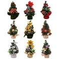 thumbnail image 3 of 8inch Christmas Tree Ornaments Table Ornaments Small Tree, 3 of 8