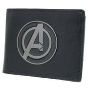 Marvel Avengers Leather Bifold Wallet with Metal Insignia