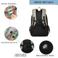 thumbnail image 4 of FORMRS School Backpack 17" Student Travel Bag with Laptop Compartment, Red Green Tartan Pattern, 4 of 7